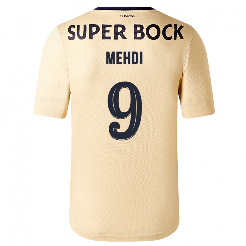 Kids Football Mehdi Taremi #9 Beige-Golden Away Jersey 2023/24 T-Shirt Canada