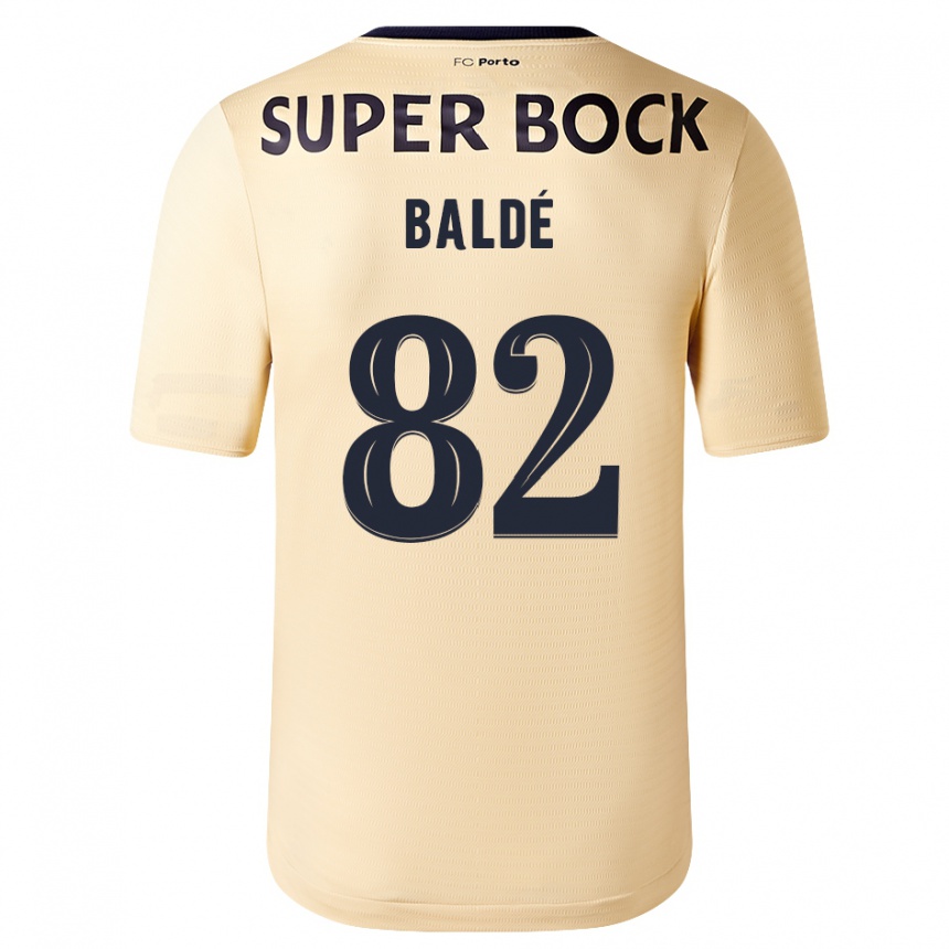 Enfant Football Maillot Alfa Baldé #82 Beige-Doré Tenues Extérieur 2023/24 Canada