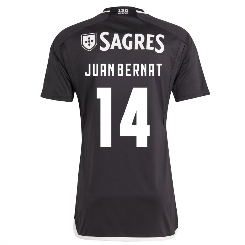 Enfant Football Maillot Juan Bernat #14 Noir Tenues Extérieur 2023/24 Canada