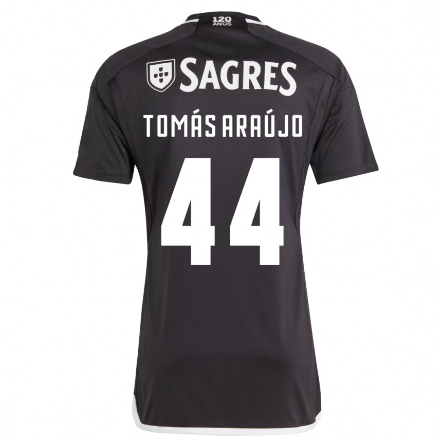 Enfant Football Maillot Tomás Araújo #44 Noir Tenues Extérieur 2023/24 Canada