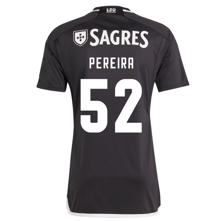 Enfant Football Maillot Henrique Pereira #52 Noir Tenues Extérieur 2023/24 Canada