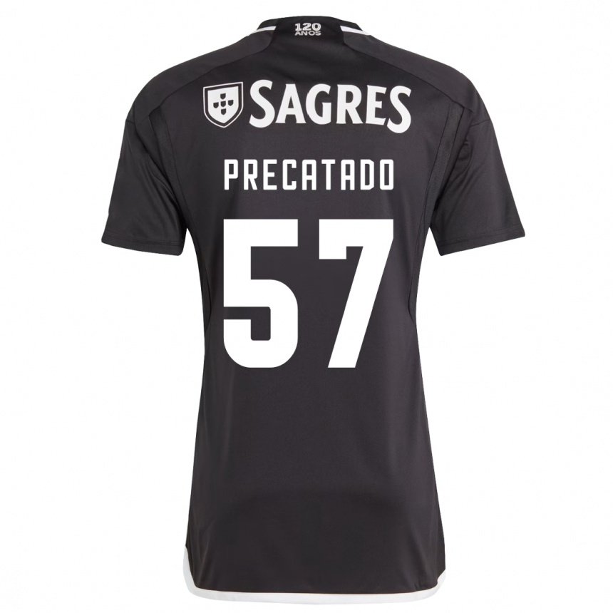 Enfant Football Maillot Precatado #57 Noir Tenues Extérieur 2023/24 Canada