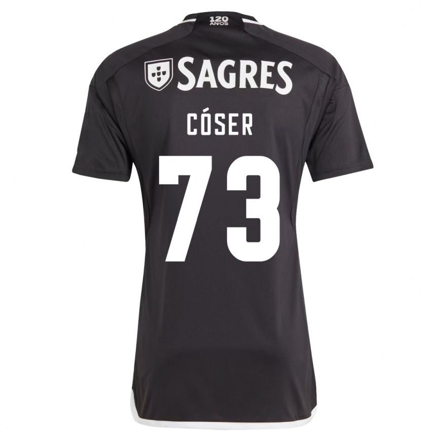 Kids Football Tiago Cóser #73 Black Away Jersey 2023/24 T-Shirt Canada