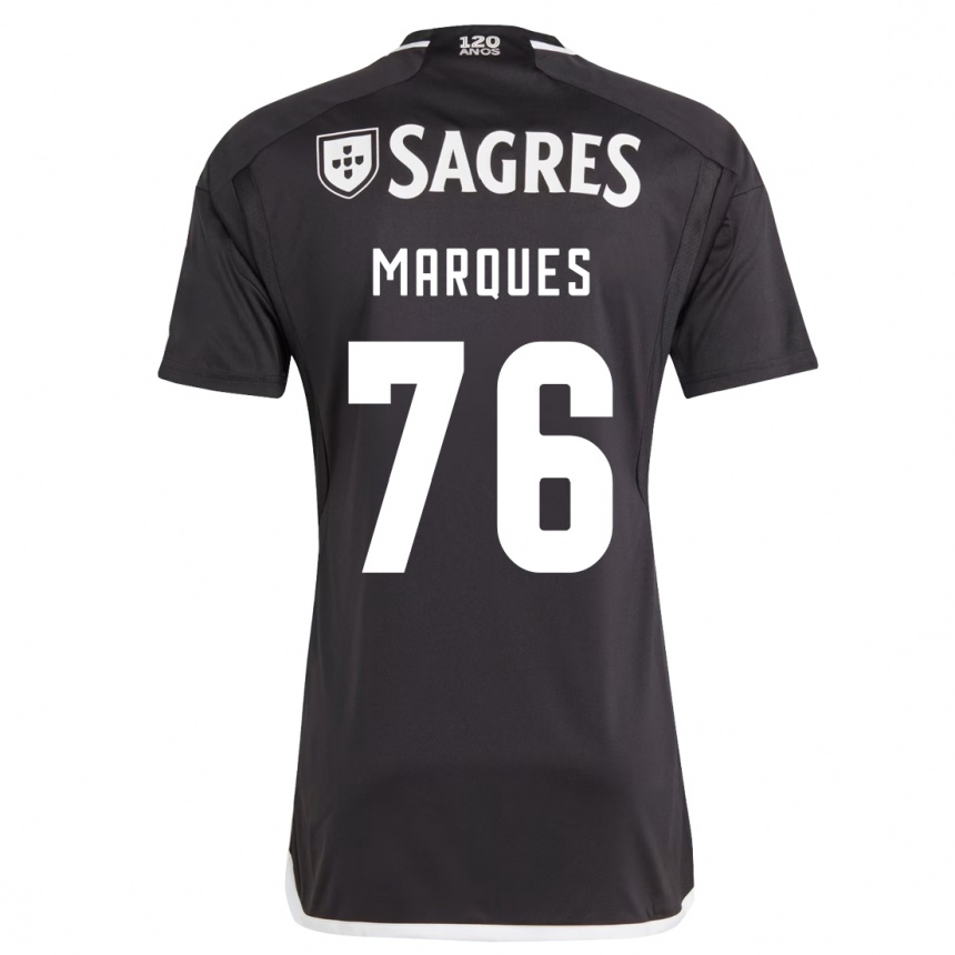 Enfant Football Maillot Gustavo Marques #76 Noir Tenues Extérieur 2023/24 Canada