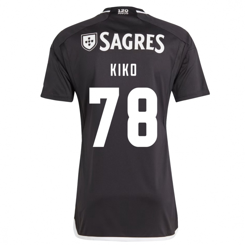 Kids Football Kiko #78 Black Away Jersey 2023/24 T-Shirt Canada