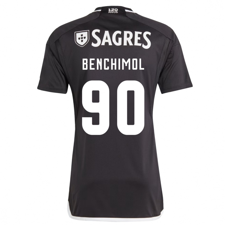 Enfant Football Maillot Benchimol #90 Noir Tenues Extérieur 2023/24 Canada