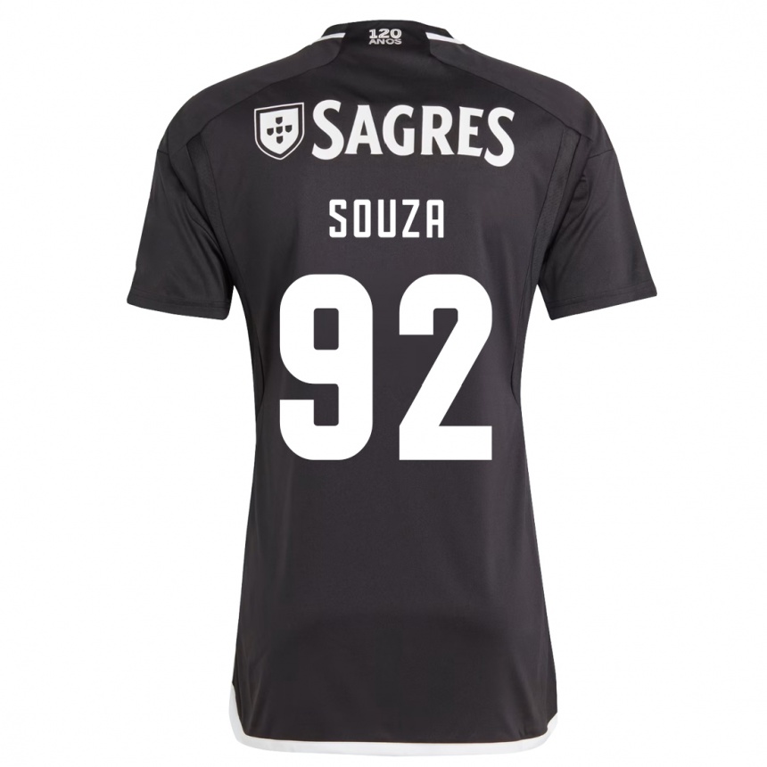 Kids Football Pedro Souza #92 Black Away Jersey 2023/24 T-Shirt Canada