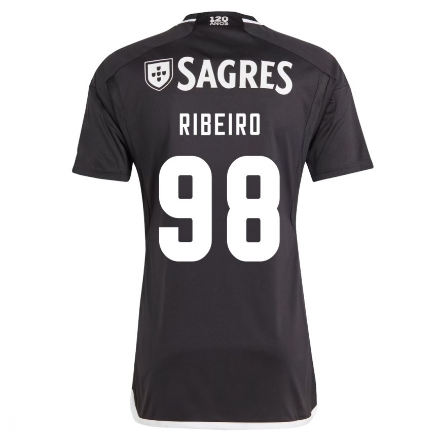 Kids Football Ricardo Ribeiro #98 Black Away Jersey 2023/24 T-Shirt Canada