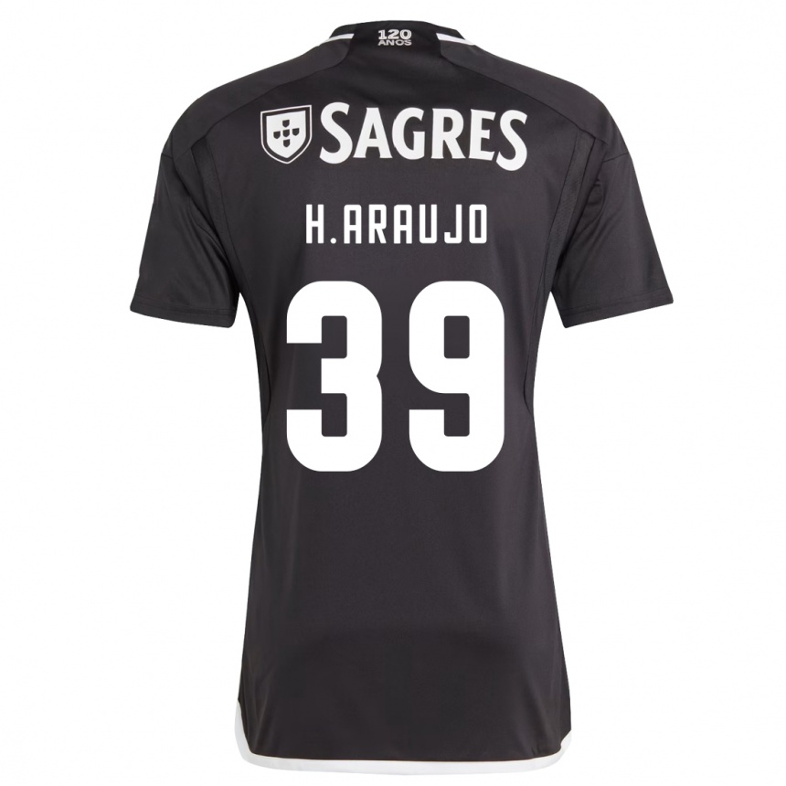 Kids Football Henrique Araujo #39 Black Away Jersey 2023/24 T-Shirt Canada