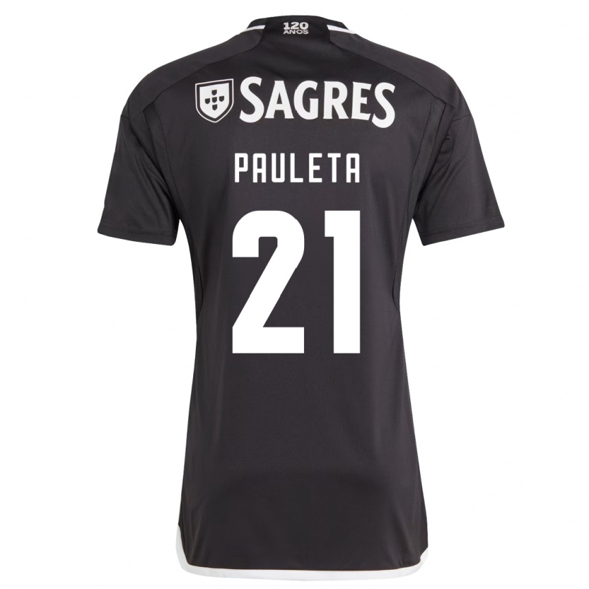 Kids Football Pauleta #21 Black Away Jersey 2023/24 T-Shirt Canada