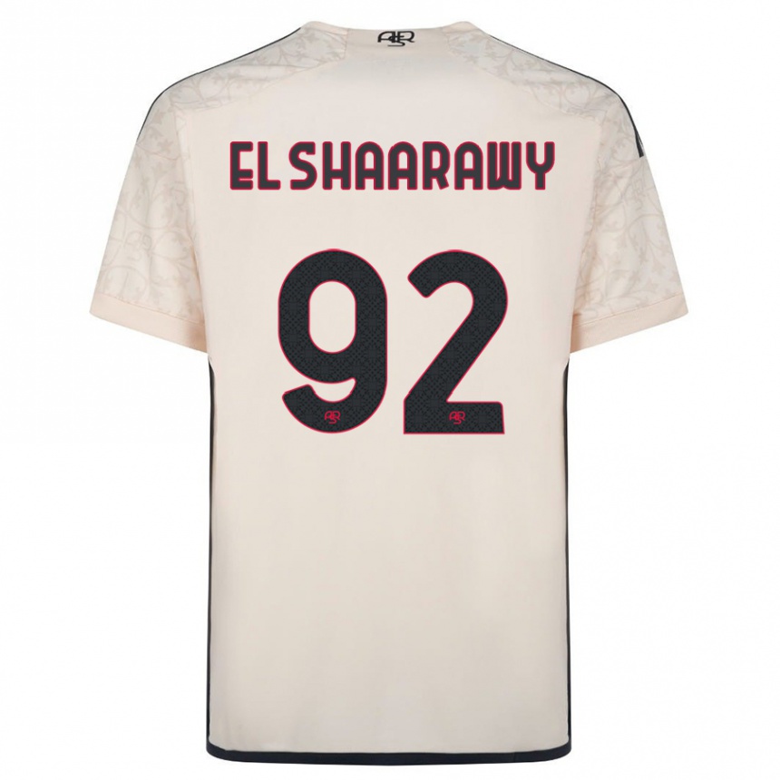 Enfant Football Maillot Stephan El Shaarawy #92 Blanc Cassé Tenues Extérieur 2023/24 Canada