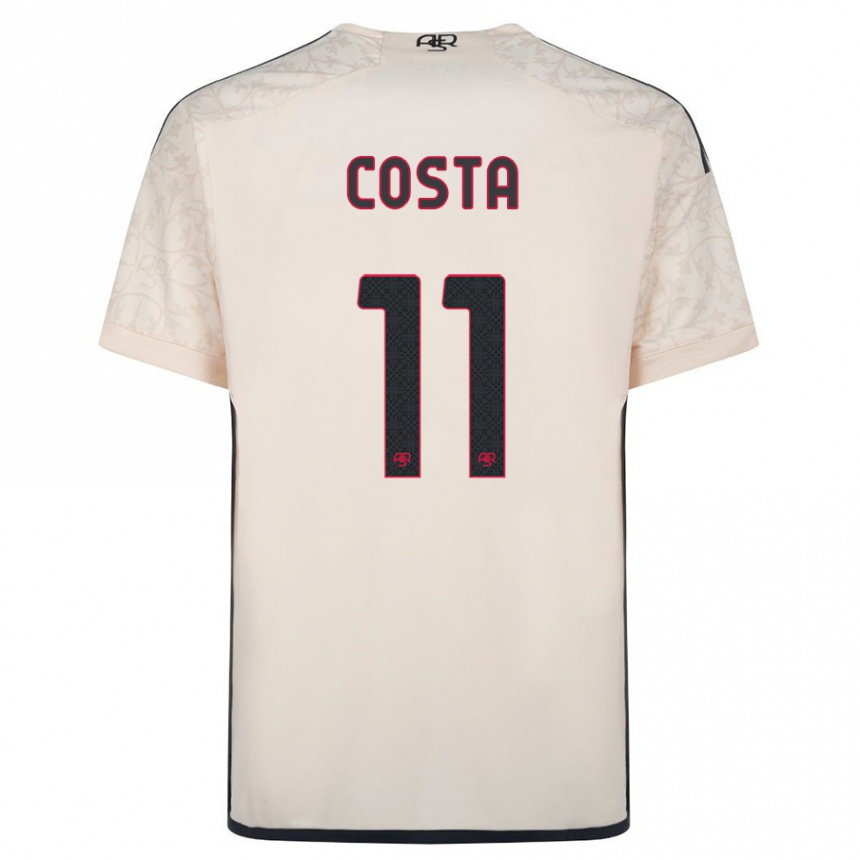 Kids Football João Costa #11 Off-White Away Jersey 2023/24 T-Shirt Canada