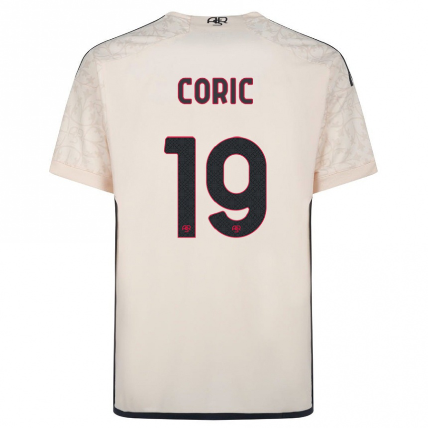 Kids Football Ante Coric #19 Off-White Away Jersey 2023/24 T-Shirt Canada