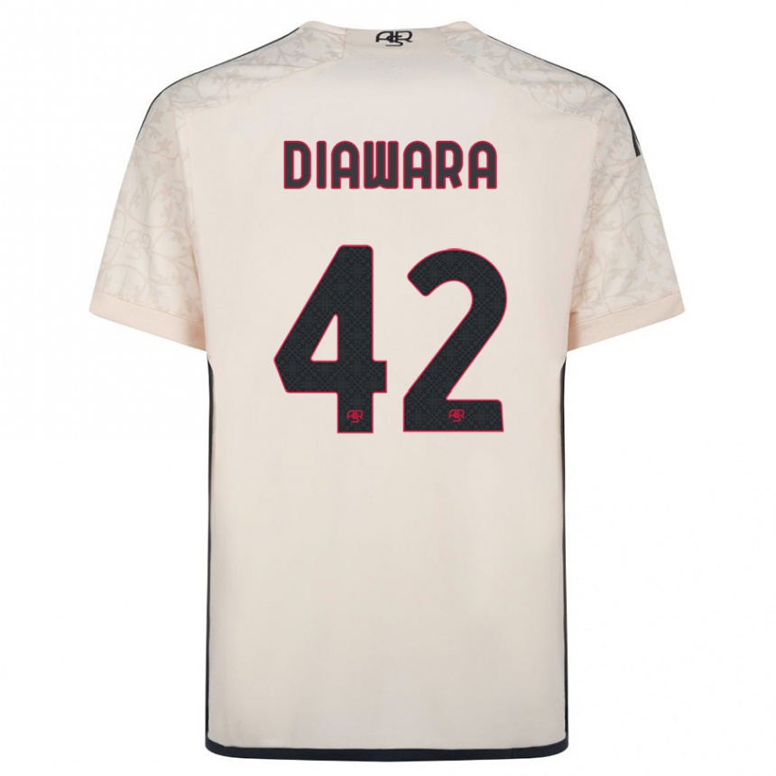 Enfant Football Maillot Amadou Diawara #42 Blanc Cassé Tenues Extérieur 2023/24 Canada