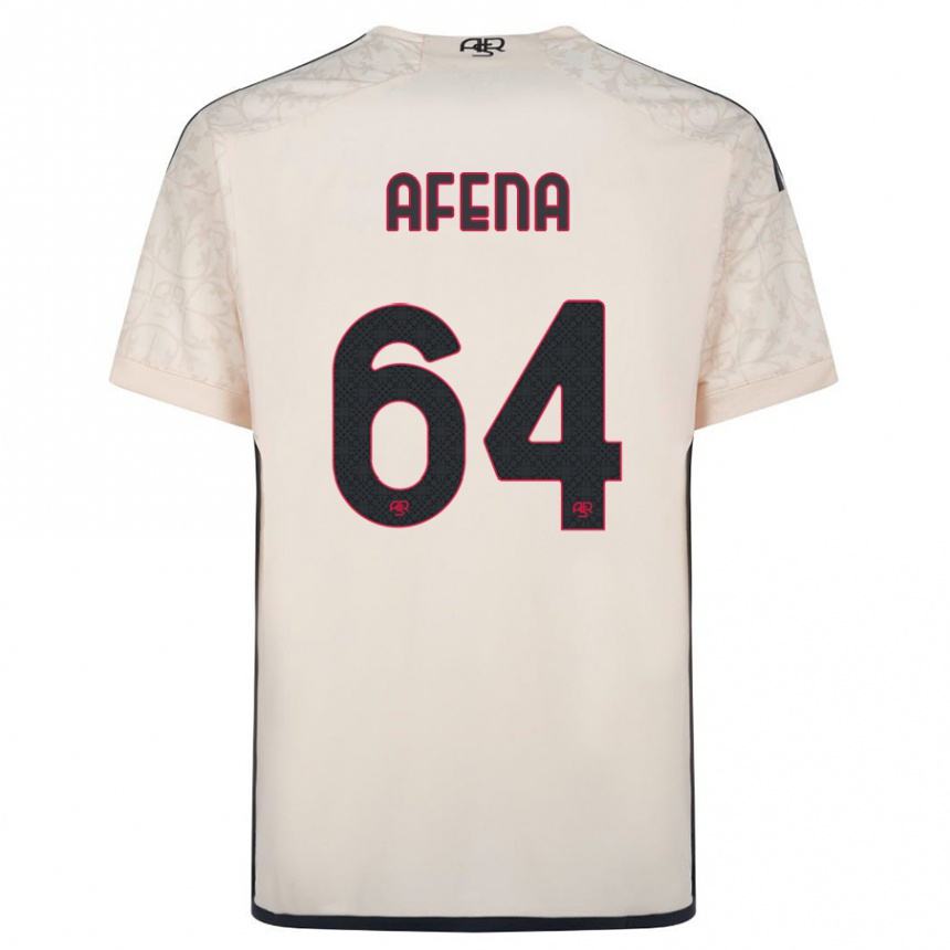 Enfant Football Maillot Felix Afena-Gyan #64 Blanc Cassé Tenues Extérieur 2023/24 Canada