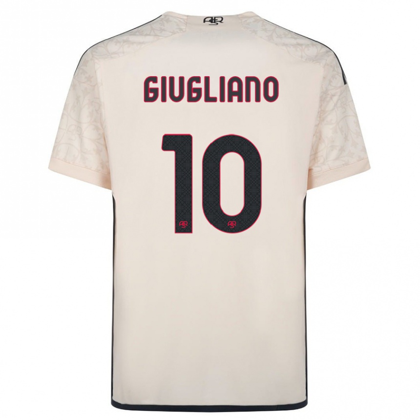 Kids Football Manuela Giugliano #10 Off-White Away Jersey 2023/24 T-Shirt Canada