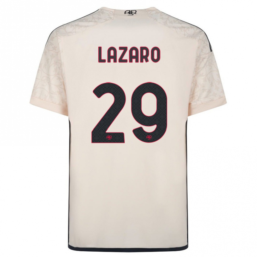 Enfant Football Maillot Paloma Lazaro #29 Blanc Cassé Tenues Extérieur 2023/24 Canada