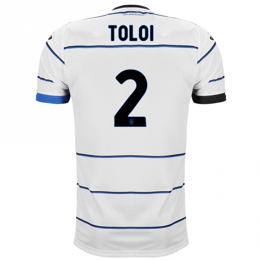 Enfant Football Maillot Rafael Tolói #2 Blanc Tenues Extérieur 2023/24 Canada