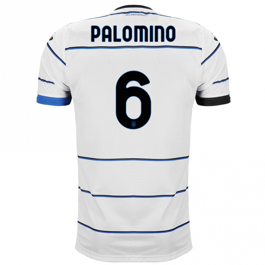 Kids Football José Luis Palomino #6 White Away Jersey 2023/24 T-Shirt Canada