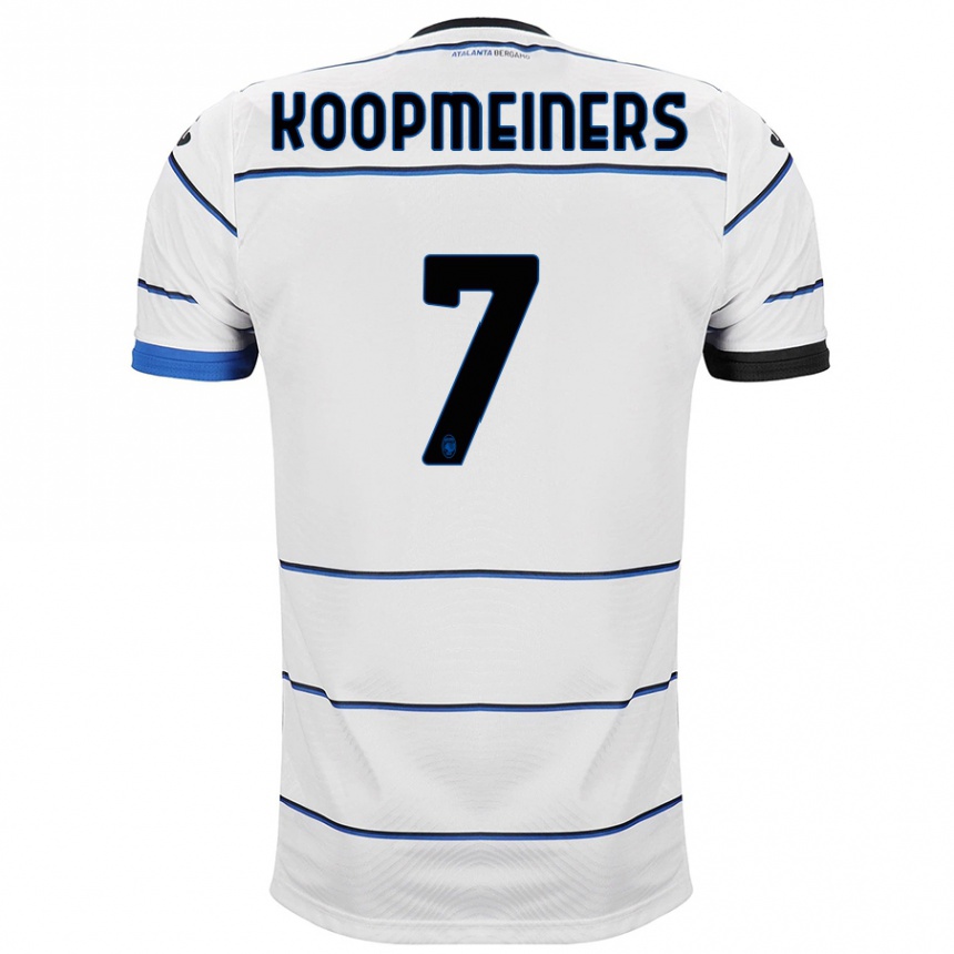 Kids Football Teun Koopmeiners #7 White Away Jersey 2023/24 T-Shirt Canada