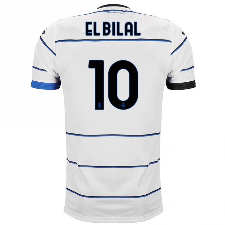 Enfant Football Maillot El Bilal Touré #10 Blanc Tenues Extérieur 2023/24 Canada