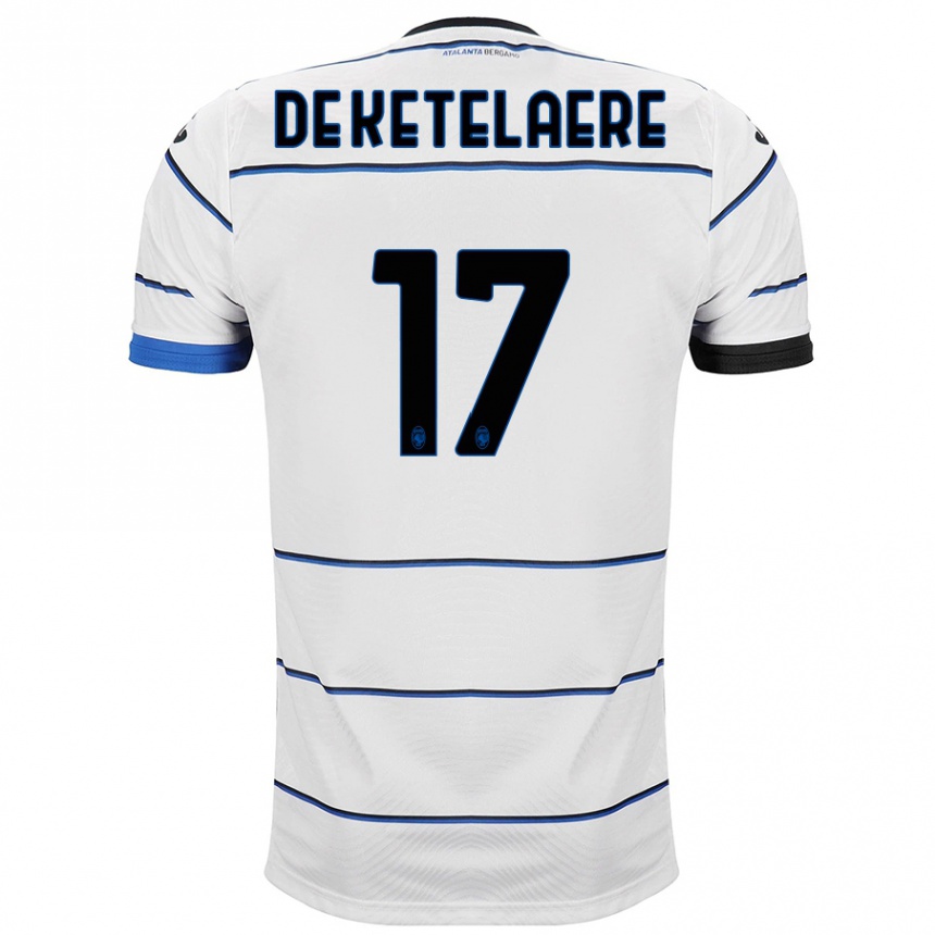 Kids Football Charles De Ketelaere #17 White Away Jersey 2023/24 T-Shirt Canada