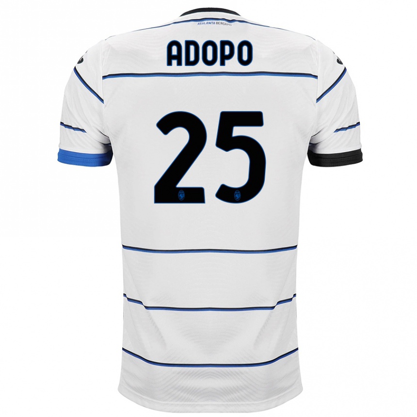 Kids Football Michel Adopo #25 White Away Jersey 2023/24 T-Shirt Canada