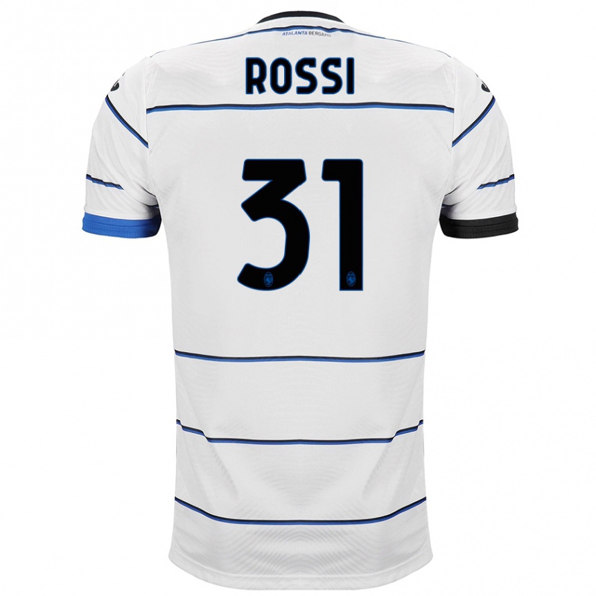 Kids Football Francesco Rossi #31 White Away Jersey 2023/24 T-Shirt Canada