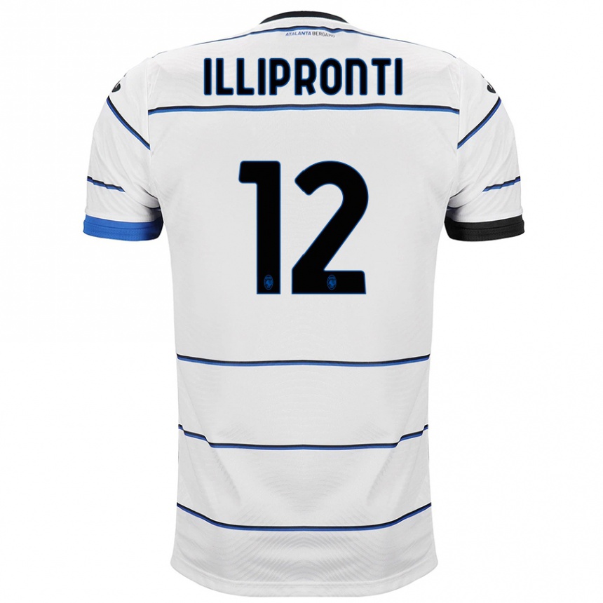 Kids Football Filippo Illipronti #12 White Away Jersey 2023/24 T-Shirt Canada