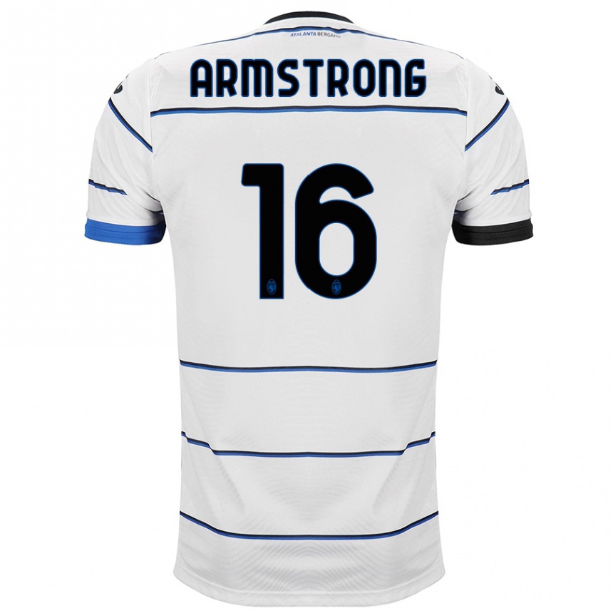 Kids Football Daniel Armstrong #16 White Away Jersey 2023/24 T-Shirt Canada