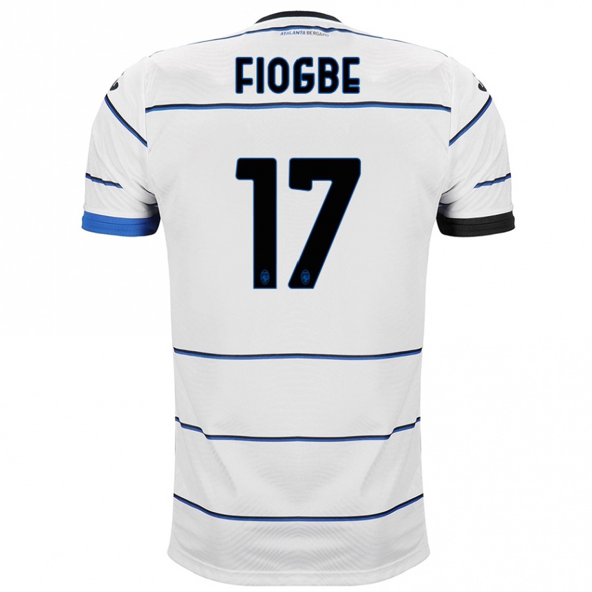 Kids Football Candas Fiogbe #17 White Away Jersey 2023/24 T-Shirt Canada