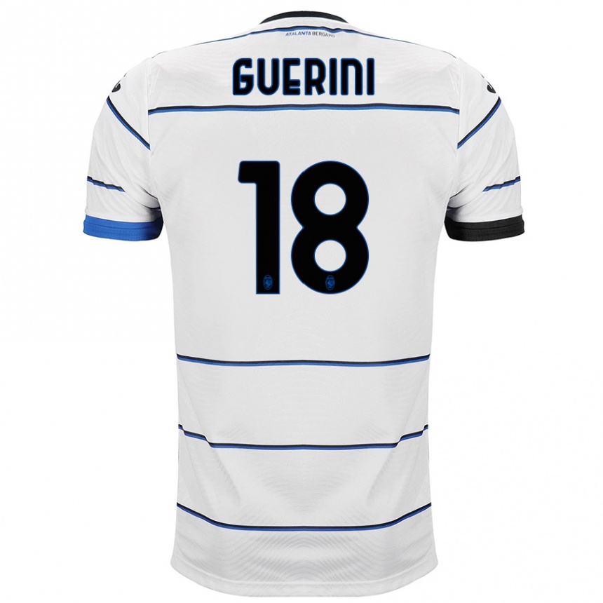 Kids Football Alessio Guerini #18 White Away Jersey 2023/24 T-Shirt Canada