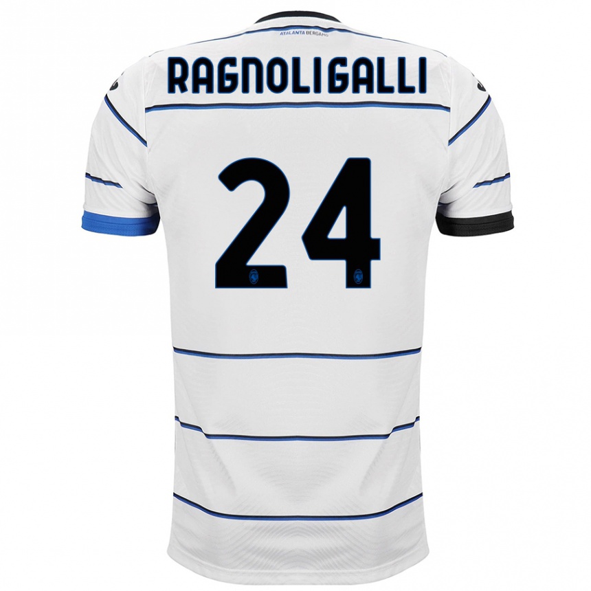 Kids Football Federico Ragnoli Galli #24 White Away Jersey 2023/24 T-Shirt Canada