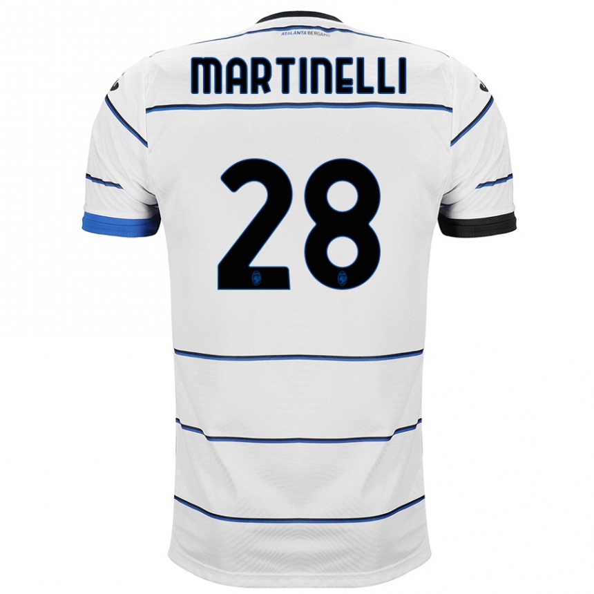 Kids Football Gabriel Martinelli #28 White Away Jersey 2023/24 T-Shirt Canada