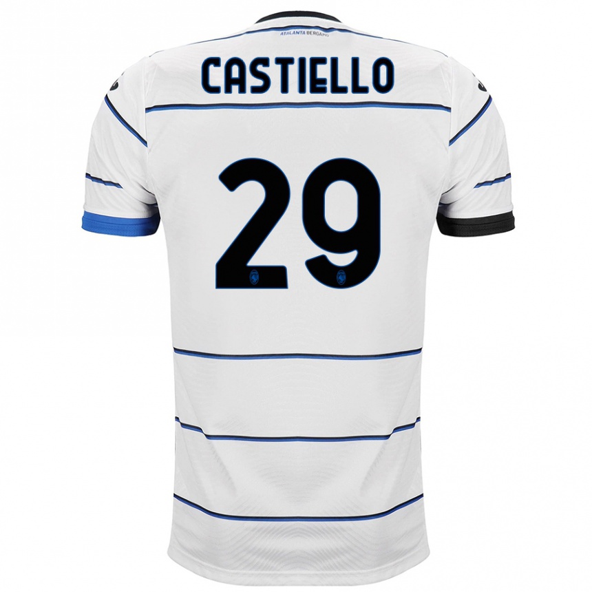 Enfant Football Maillot Alex Castiello #29 Blanc Tenues Extérieur 2023/24 Canada