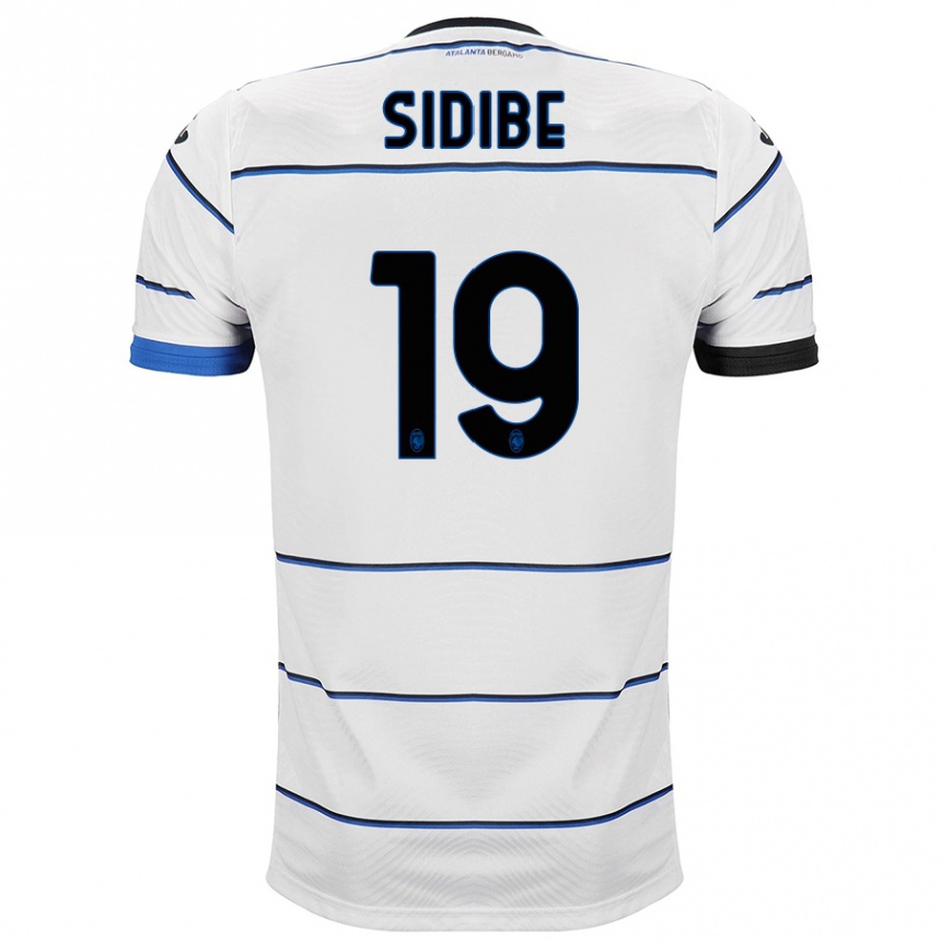 Kids Football Alassane Sidibe #19 White Away Jersey 2023/24 T-Shirt Canada