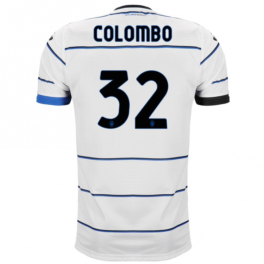 Enfant Football Maillot Matteo Colombo #32 Blanc Tenues Extérieur 2023/24 Canada