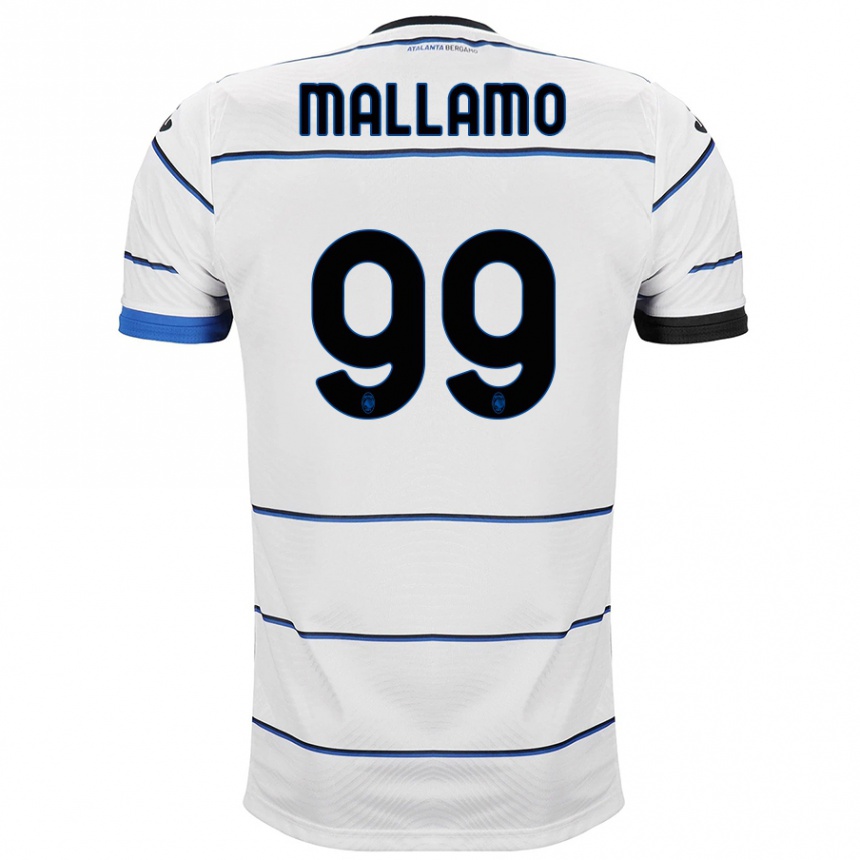 Enfant Football Maillot Alessandro Mallamo #99 Blanc Tenues Extérieur 2023/24 Canada