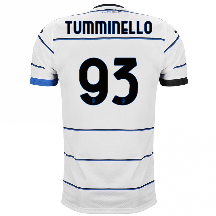 Enfant Football Maillot Marco Tumminello #93 Blanc Tenues Extérieur 2023/24 Canada