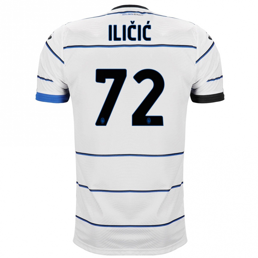 Enfant Football Maillot Josip Ilicic #72 Blanc Tenues Extérieur 2023/24 Canada