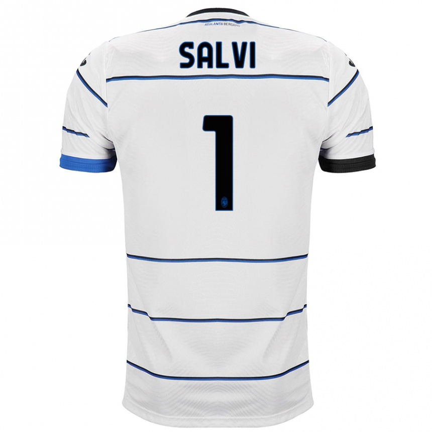 Kids Football Margherita Salvi #1 White Away Jersey 2023/24 T-Shirt Canada