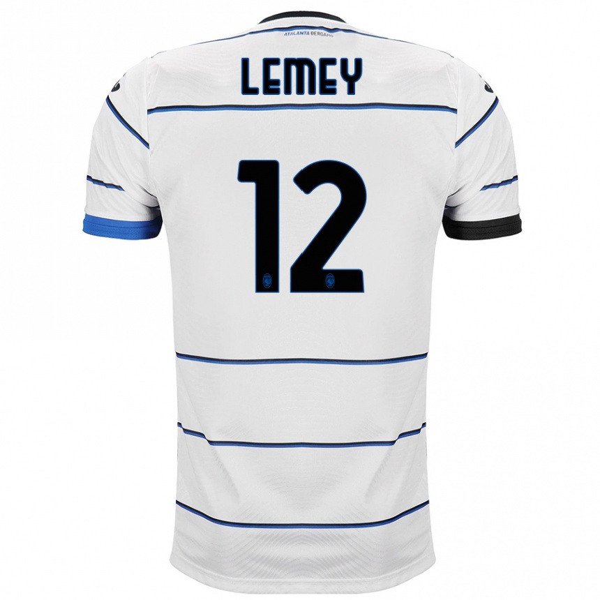 Kids Football Diede Lemey #12 White Away Jersey 2023/24 T-Shirt Canada