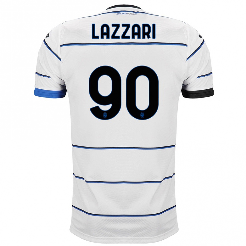 Kids Football Ilaria Lazzari #90 White Away Jersey 2023/24 T-Shirt Canada