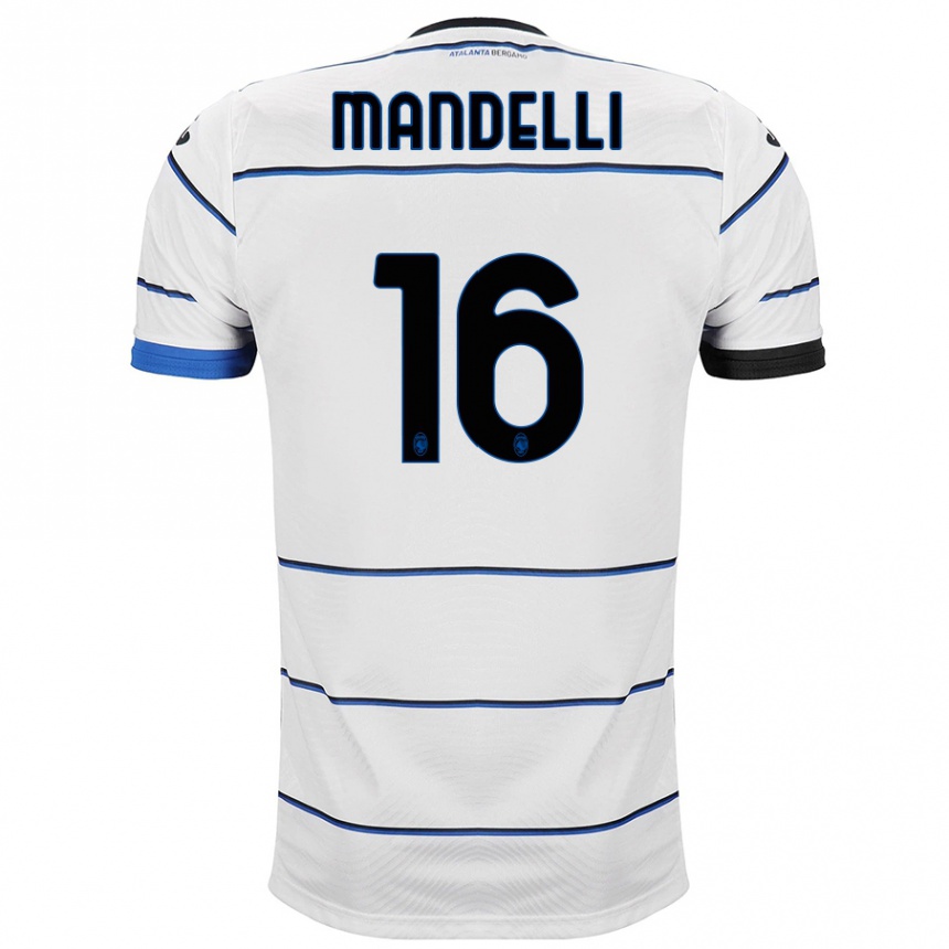 Enfant Football Maillot Giulia Mandelli #16 Blanc Tenues Extérieur 2023/24 Canada