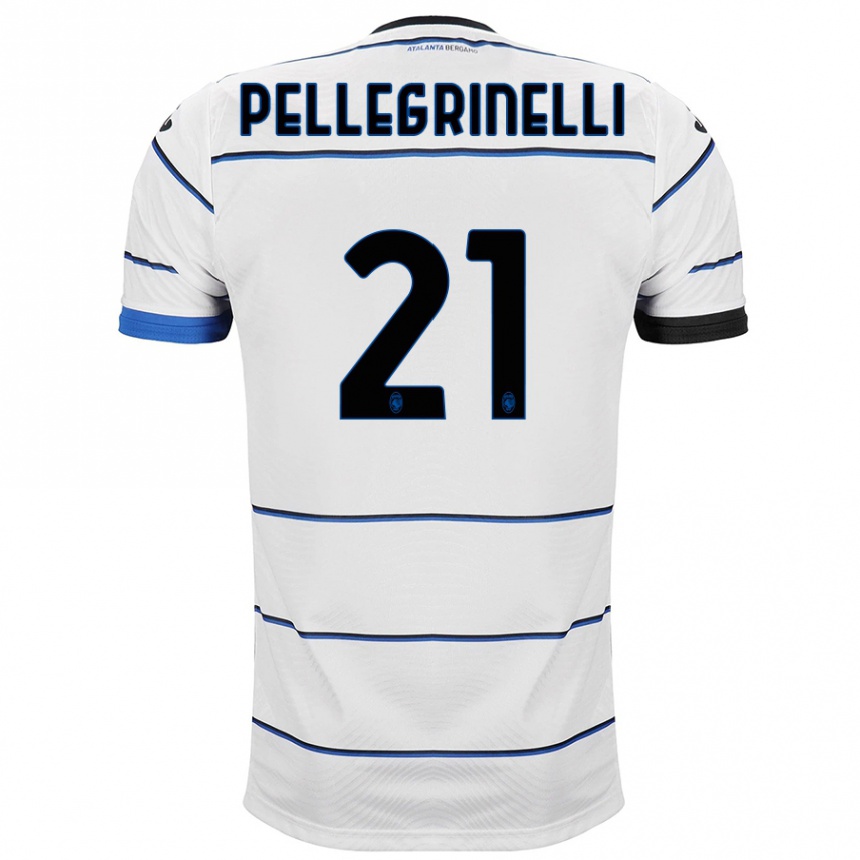 Enfant Football Maillot Giorgia Pellegrinelli #21 Blanc Tenues Extérieur 2023/24 Canada