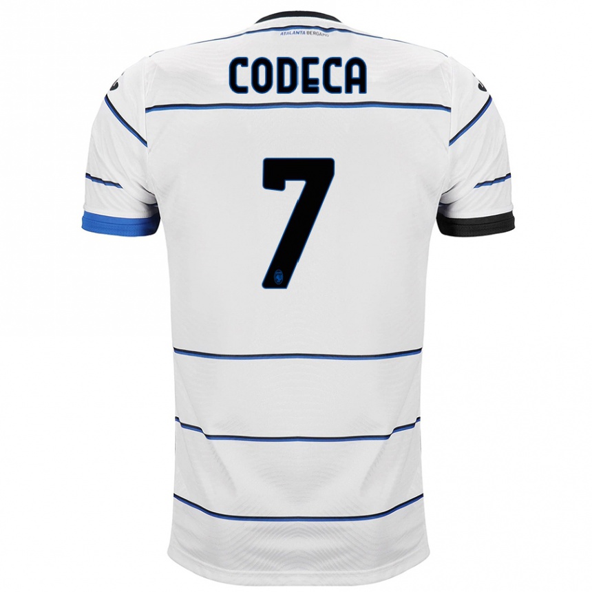 Kids Football Bianca Codeca #7 White Away Jersey 2023/24 T-Shirt Canada