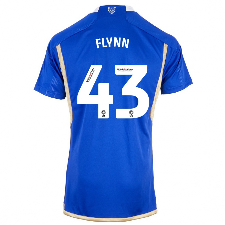 Men  Shane Flynn #43 Royal Blue Home Jersey 2023/24 T-Shirt Canada