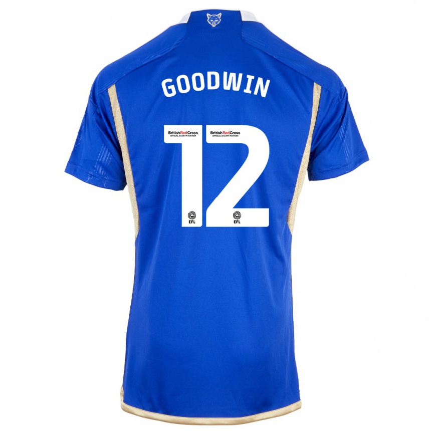 Homme Football Maillot Missy Goodwin #12 Bleu Royal Tenues Domicile 2023/24 Canada