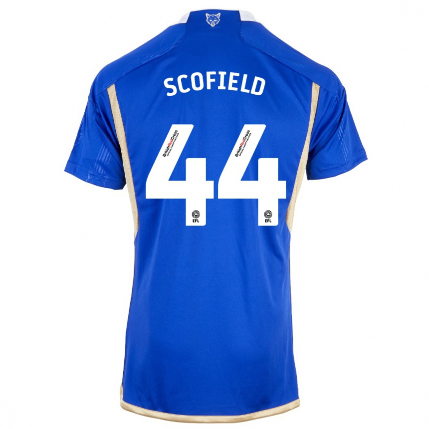 Men  Connie Scofield #44 Royal Blue Home Jersey 2023/24 T-Shirt Canada