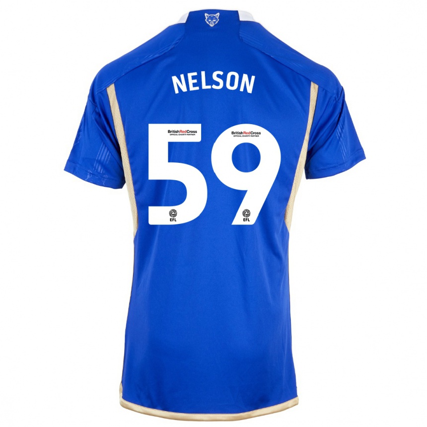 Homme Football Maillot Ronny Nelson #59 Bleu Royal Tenues Domicile 2023/24 Canada